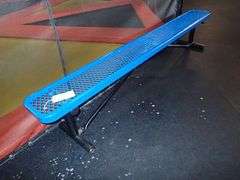 U-Line Heavy Duty Metal 8' Bench