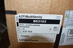MIXED PALLET INCLUDING ICE MAKER KIT, 2" FAUX WOOD BLINDS, PENDANT LIGHTS ETC.