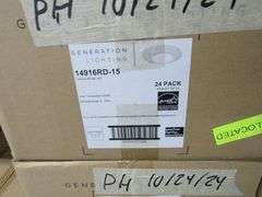 LOT OF ASSORTED (32) BOXES OF VISUAL COMFORT/GENERATION LIGHTING PRODUCTS, (10) TRAVERSE MIRAGE WH #14916RD-15, (1) 5-LIGHT ISLAND PENDANT #6690305-778, (1) LARGE 1-LIGHT OUTDOOR WALL PENDANT #8837401-12, (2) 4-LIGHT WALL/BATH #4457104-112, (3) 3-LIGHT WALL/BATH SCONCE #4420903-05, (1) LED WALL/BATH #45040935-112, (2) 1-LIGHT MINI PENDANTS #6177101EN3-848, (7) 4-LIGHT WALL/BATH SCONCE #4420904-112, ETC.