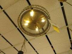 CHANDELIER OR PENDANT AS SHOWN * REFER TO PHOTOS * BUYER RESPONSIBLE FOR REMOVAL - BRING TOOLS AND LADDER AS ITEMS ARE CEILING MOUNTED 12'-14' CEILING HEIGHT*