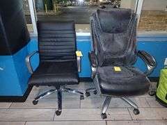 (2) Assorted Rolling Office Chairs