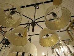 CHANDELIER OR PENDANT AS SHOWN * REFER TO PHOTOS * BUYER RESPONSIBLE FOR REMOVAL - BRING TOOLS AND LADDER AS ITEMS ARE CEILING MOUNTED 12'-14' CEILING HEIGHT*