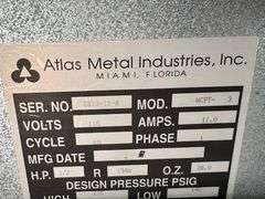 2011 MOD-U-SERVE MCT-FT3 MODULAR COUNTER W/ ATLAS METAL WCPT-3 REFRIGERATED PASS THROUGH DISPLAY CASE