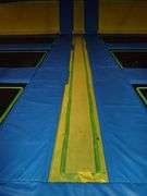 Dodgeball Trampoline Zone Approx. 50' X 25' X 12.5'