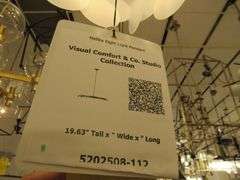 CHANDELIER OR PENDANT AS SHOWN * REFER TO PHOTOS * BUYER RESPONSIBLE FOR REMOVAL - BRING TOOLS AND LADDER AS ITEMS ARE CEILING MOUNTED 12'-14' CEILING HEIGHT*