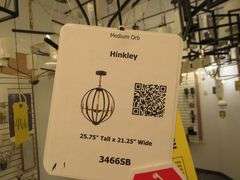 CHANDELIER OR PENDANT AS SHOWN * REFER TO PHOTOS * BUYER RESPONSIBLE FOR REMOVAL - BRING TOOLS AND LADDER AS ITEMS ARE CEILING MOUNTED 12'-14' CEILING HEIGHT*