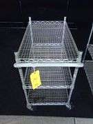Seville Classics Metal NSF Cart w/ Three Shelves **sold 3X the money**