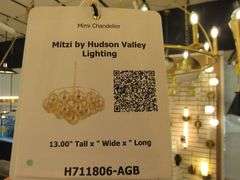 CHANDELIER OR PENDANT AS SHOWN * REFER TO PHOTOS * BUYER RESPONSIBLE FOR REMOVAL - BRING TOOLS AND LADDER AS ITEMS ARE CEILING MOUNTED 12'-14' CEILING HEIGHT*