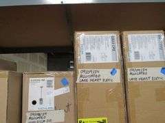 LOT, ASSORTED KICHLER ITEMS INCLUDING 45495BK. (1) 43998BK, (2) 43997BK, (2) 4396, (2) 52633C9Z AND (1) 43846