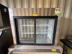 2011 MOD-U-SERVE MCT-FT3 MODULAR COUNTER W/ ATLAS METAL WCPT-3 REFRIGERATED PASS THROUGH DISPLAY CASE