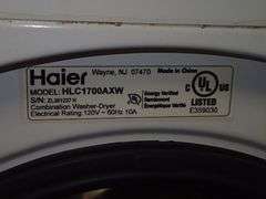 Haier All In One Washer / Dryer Model HLC1700AXW