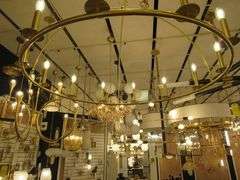 CHANDELIER OR PENDANT AS SHOWN * REFER TO PHOTOS * BUYER RESPONSIBLE FOR REMOVAL - BRING TOOLS AND LADDER AS ITEMS ARE CEILING MOUNTED 12'-14' CEILING HEIGHT*