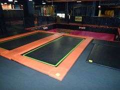 Drop Zone Trampoline / Inflatable Air Bag Area