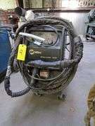 MILLERMATIC 350P ARC WELDER, S/N MB501411N, 230V, W/LEADS, PORTABLE
