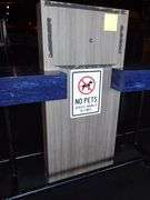 (EMPTY) Counter w/ Steel Foot Railings