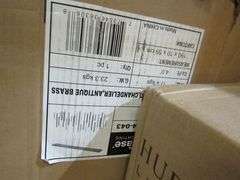 LOT OF APPROX. (15) ASSORTED RETURN TO MANUFACTURER ITEMS, SCONCE, FLUSH MOUNT LIGHTS, ETC.