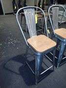 Metal Chair w/ Wood Seat **sold 3X the money**