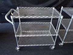 Seville Classics Metal NSF Cart w/ Three Shelves **sold 2X the money**