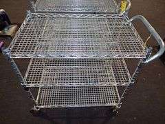 Seville Classics Metal NSF Cart w/ Three Shelves **sold 3X the money**