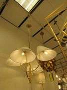CHANDELIER OR PENDANT AS SHOWN * REFER TO PHOTOS * BUYER RESPONSIBLE FOR REMOVAL - BRING TOOLS AND LADDER AS ITEMS ARE CEILING MOUNTED 12'-14' CEILING HEIGHT*