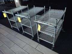 Seville Classics Metal NSF Cart w/ Three Shelves **sold 3X the money**