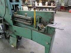 METAL MUNCHER HYDRAULIC IRON WORKER MDL. MM61E18, S/N 7062880, W/FOOT SWITCH CONTROL
