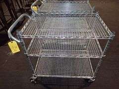 Seville Classics Metal NSF Cart w/ Three Shelves **sold 3X the money**