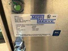 2009 MOD-U-SERVE MCT-CRSG-13 MODULAR HOT / COLD FOOD SERVING COUNTER