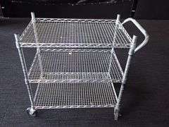 Seville Classics Metal NSF Cart w/ Three Shelves **sold 2X the money**