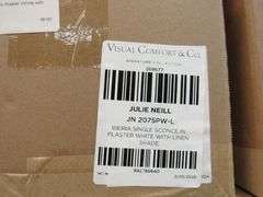 LOT OF APPROX. (2) ROUSSEAU MEDIUM VANITY SCONCES #KW2282AB-EC, (4) VISUAL COMFORT IBERIA SINGLE SCONCE #JN2075PW-L & (4) VISUAL COMFORT AVERY 20" SCONCES #JN2086HAB