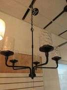 CHANDELIER OR PENDANT AS SHOWN * REFER TO PHOTOS * BUYER RESPONSIBLE FOR REMOVAL - BRING TOOLS AND LADDER AS ITEMS ARE CEILING MOUNTED 12'-14' CEILING HEIGHT*
