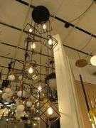 CHANDELIER OR PENDANT AS SHOWN * REFER TO PHOTOS * BUYER RESPONSIBLE FOR REMOVAL - BRING TOOLS AND LADDER AS ITEMS ARE CEILING MOUNTED 12'-14' CEILING HEIGHT*