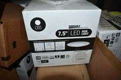 MIXED PALLET INCLUDING DIMMABLE LIGHTS, WALL PLATES, FURNITURE MARKERS, LED BULBS, ETC.