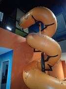 Large Spiral Tube Slide w/ Plexiglass Windows