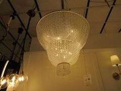 CHANDELIER OR PENDANT AS SHOWN * REFER TO PHOTOS * BUYER RESPONSIBLE FOR REMOVAL - BRING TOOLS AND LADDER AS ITEMS ARE CEILING MOUNTED 12'-14' CEILING HEIGHT*