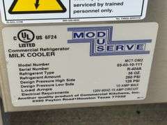MOD-U-SERVE MCT-DM2 DOUBLE DROP FRONT MILK COOLER STATION