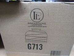 LOT, ASSORTED INNOVATION - (1) 401922MB, (2) 4-LIGHT 215-SG AND ASSORTE3D GLASS AND BULBS