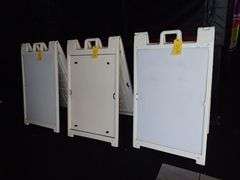 Signcade Deluxe Dual Sided Plastic A Frame Display Stand **sold 3X the money**