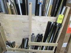 LOT OF APPROX. (116) ASSORTED DOWN RODS, APPROX. (40) SLIM CHANNELS, APPROX. RESPONSIBLE LIGHTING MODEL LED-T-RCH1-WT