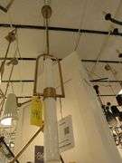 CHANDELIER OR PENDANT AS SHOWN * REFER TO PHOTOS * BUYER RESPONSIBLE FOR REMOVAL - BRING TOOLS AND LADDER AS ITEMS ARE CEILING MOUNTED 12'-14' CEILING HEIGHT*