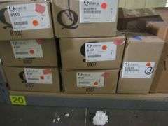 LOT OF (3) SHELVES, QUORUM 1902-86 WINDMILL CIR/SEED KIT-OB, ASSORTED DOWN RODS, ASSORTED CHAIN, QUORUM 1374-806 42"/30" LED PATIO LK WHITE, 4-5665 SQUARE GLS 5365 & 5665, QUORUM 4-5476 RPL GLASS MODUS SERIES, QUORUM 2.25" AMBER SCAVO BARREL, ASSORTED GLOBES, QUORUM 8" PLAIN WHITE MUSHROOM GLASS, FLUSH MAINT CHIME GRILL-TS, QUORUM 4LT CFL LK HOW-AS, MAIN STREET 3059-65 SATIN NICKEL ENCLAVE 1LT MINI STN, QUORUM 4-529 RPL, 4X6 GLS EMPIRE SER CLEAR FLUTED GLASS, ETC.