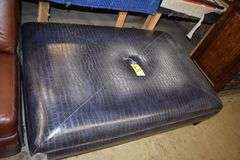 (4) ASSORTED PIECES OF FURNITURE AS SHOWN INCLUDING (3) CHAIRS, (1) OTTOMAN - APPROX. 60" X 40" X 19"