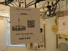 CHANDELIER OR PENDANT AS SHOWN * REFER TO PHOTOS * BUYER RESPONSIBLE FOR REMOVAL - BRING TOOLS AND LADDER AS ITEMS ARE CEILING MOUNTED 12'-14' CEILING HEIGHT*