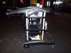 Rubbermaid Rolling Janitorial Cart **sold 2X the money**