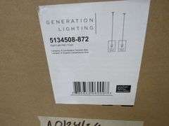 GENERATION LIGHTING 8-LIGHT HALL/FOYER LIGHT PENDANT #5134508-872, (sold 4x the money)