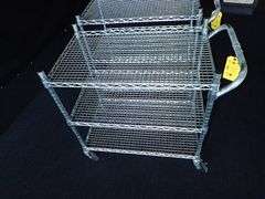 Seville Classics Metal NSF Cart w/ Three Shelves **sold 2X the money**