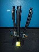 (8) Assorted Crowd Divider Barrier Stands