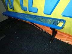 U-Line Heavy Duty Metal 8' Bench