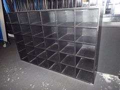 30 Compartment Cubby Storage Unit 6' X 1'2" X 4'