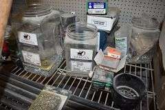 EAGLE WIRE RACK WITH CONTENTS AS SHOWN, PORTABLE